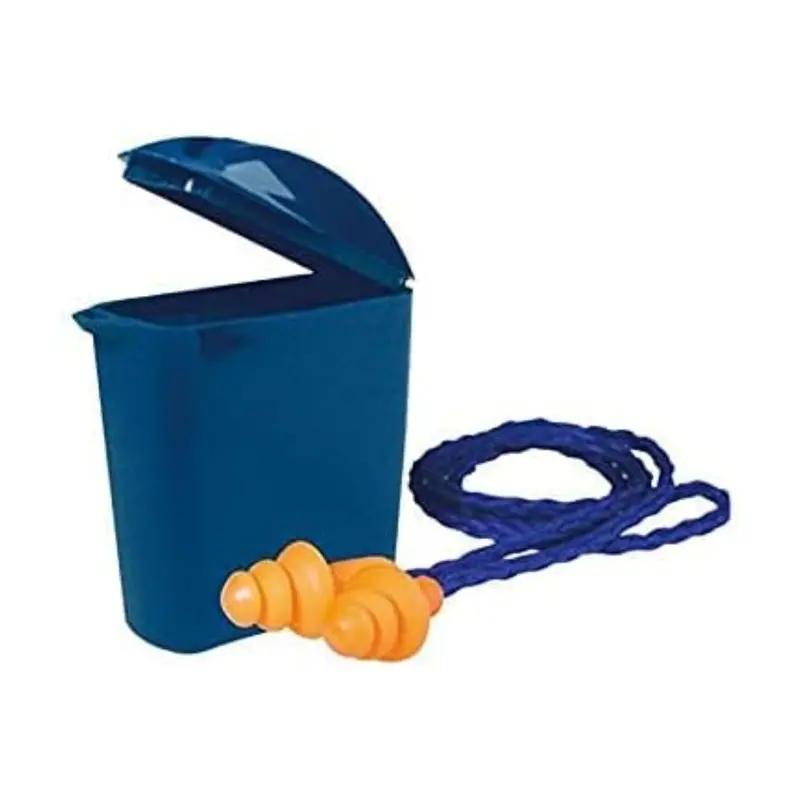 Reusable Corded Earplugs With Storage Case 1