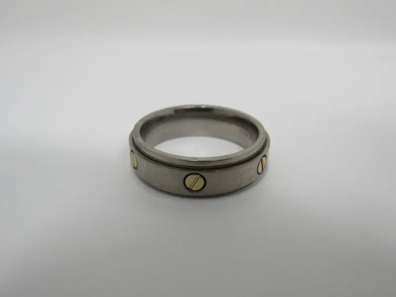 Revv Titanium Ring With Gold And Silver Plating – Men’S Size 11 1