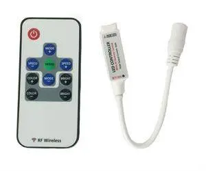 Rf Wireless Rgb Led Strip Controller With Remote 1