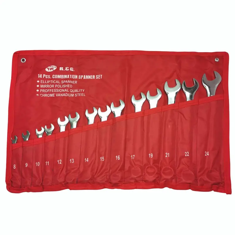 R&G 14-Piece 8–14 Mm Combination Wrench Set 1