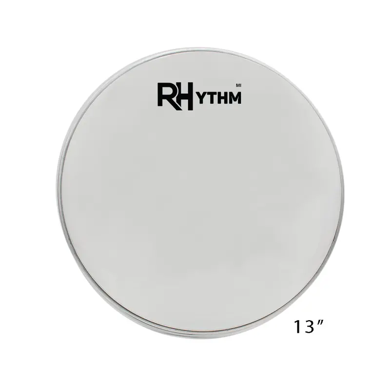 Rhythm Mi 13-Inch White Drumhead – 0.25Mm Thickness 1