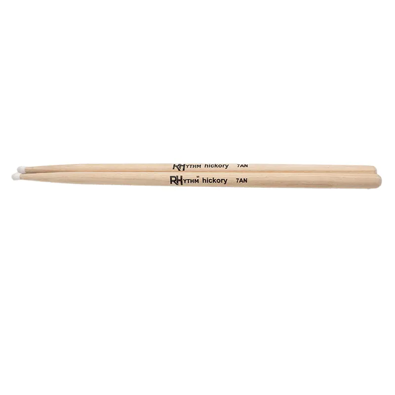 Rhythm Mi-7An Drumsticks – Hickory Shaft With Nylon Tip, Medium Weight For Versatile Playing 1