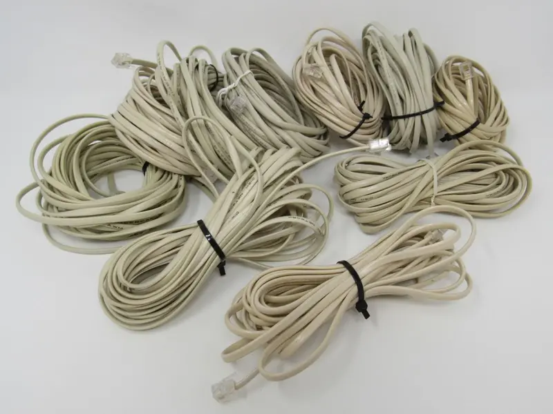 Rj-11 Telephone Cable Pack – 10-Piece Variety Set, Mixed Lengths (Refurbished) 1
