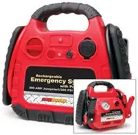 Roadpro All-In-One Emergency Jump Starter Featuring 12V Outlet And Air Compressor 1