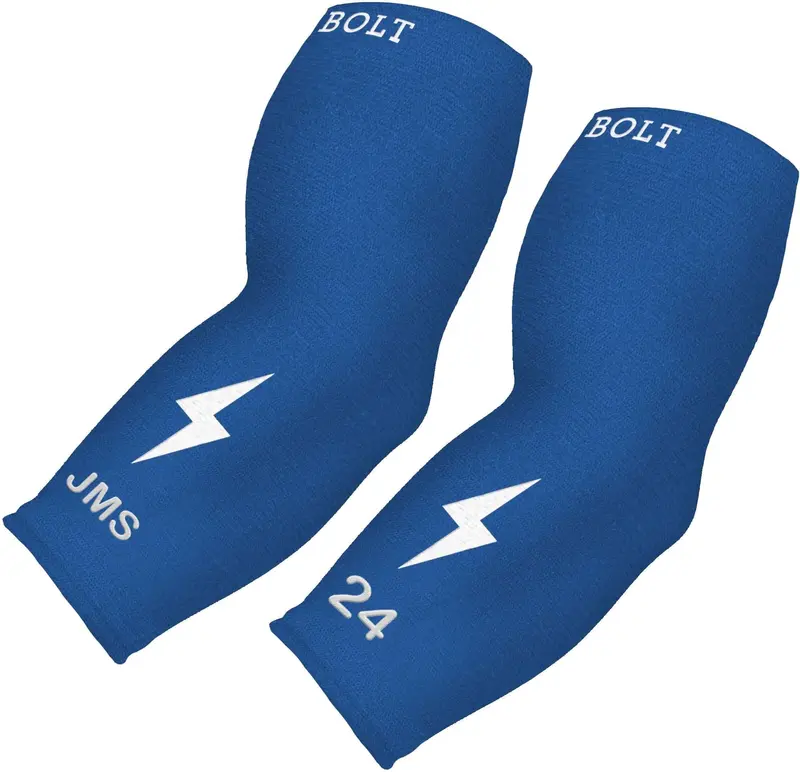 Royal Blue 3/4-Length Graduated Compression Arm Sleeve – Custom Fit 1
