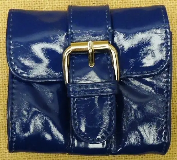 Ruby Couture Blue Camera-Shaped Purse – Red Interior Lining – Retail New 1