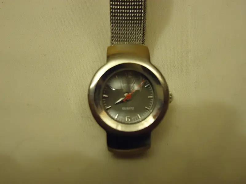 Rumours Analog Watch For Women – Silver And Gray Metal Mesh Band – Casual Everyday Timepiece – Pre-Owned 1