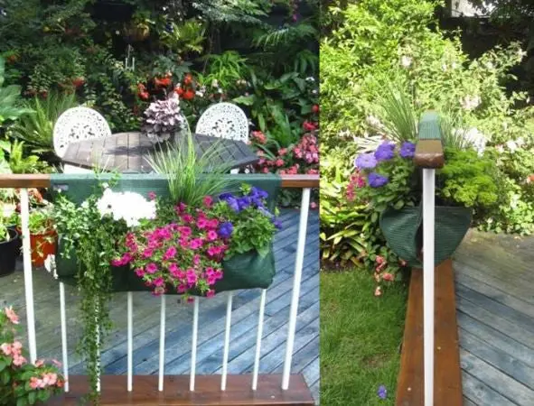 Saddle-Style Hanging Garden Planter 1