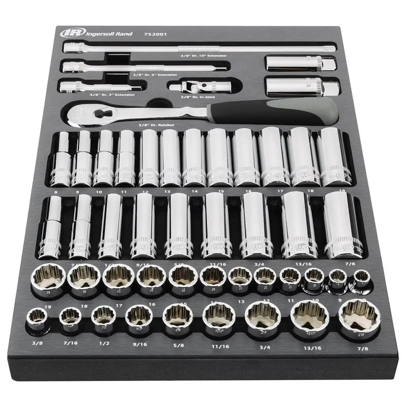 Sae/Metric 3/8-Inch Drive Socket & Accessory Kit – 49-Piece 1