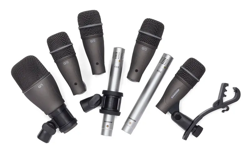 Samson Dk707 Seven-Piece Drum Microphone Bundle For Live And Studio Use 1