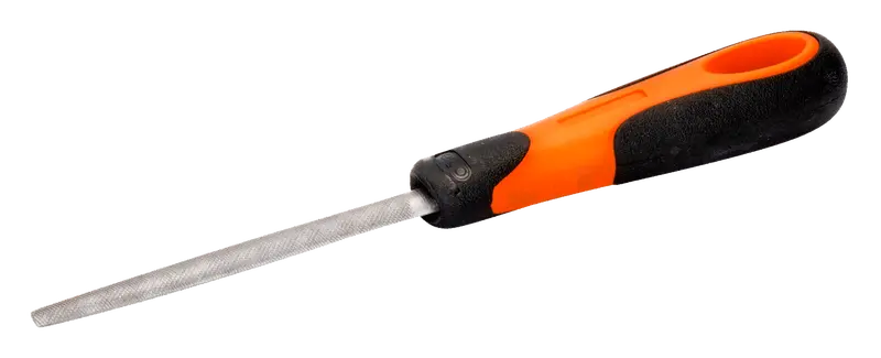 Sandvik 10-Inch Half-Round File — Bastard-Cut, Integrated Handle 1