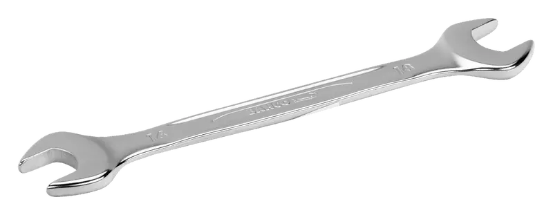 Sandvik Belzer Double-Open-End Wrench – Metric, Chrome-Finished, 25×27 Mm 1