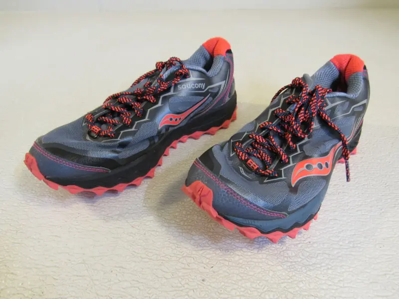Saucony Running Sneakers – Gray & Neon Orange, 4Mm Offset, Women'S Size 9 1
