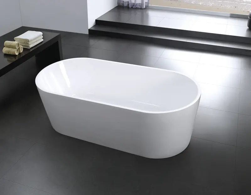 Scandinavian Acrylic Freestanding Bathtub – Style 6 1