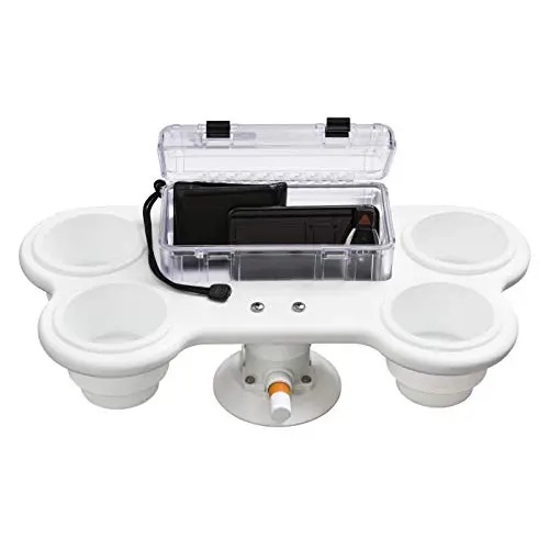 Seasucker Four-Cup Holder System With Large Dry Box 1