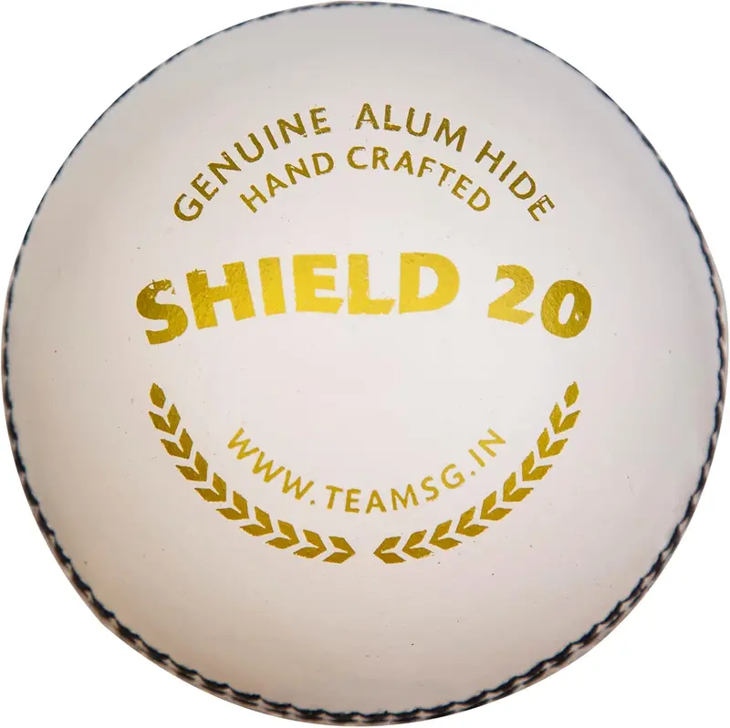 Sg Cricket Shield 20 Premium Leather Ball – Tournament-Grade Performance 1