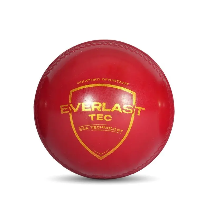 Sg Everlast Tec Red Synthetic Cricket Ball For Practice & Training 1