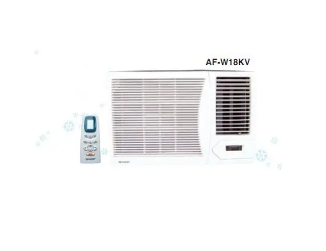 Sharp Af-W18Kv 18,000 Btu Window-Mount Air Conditioner – 220–240V Cooling Unit 1