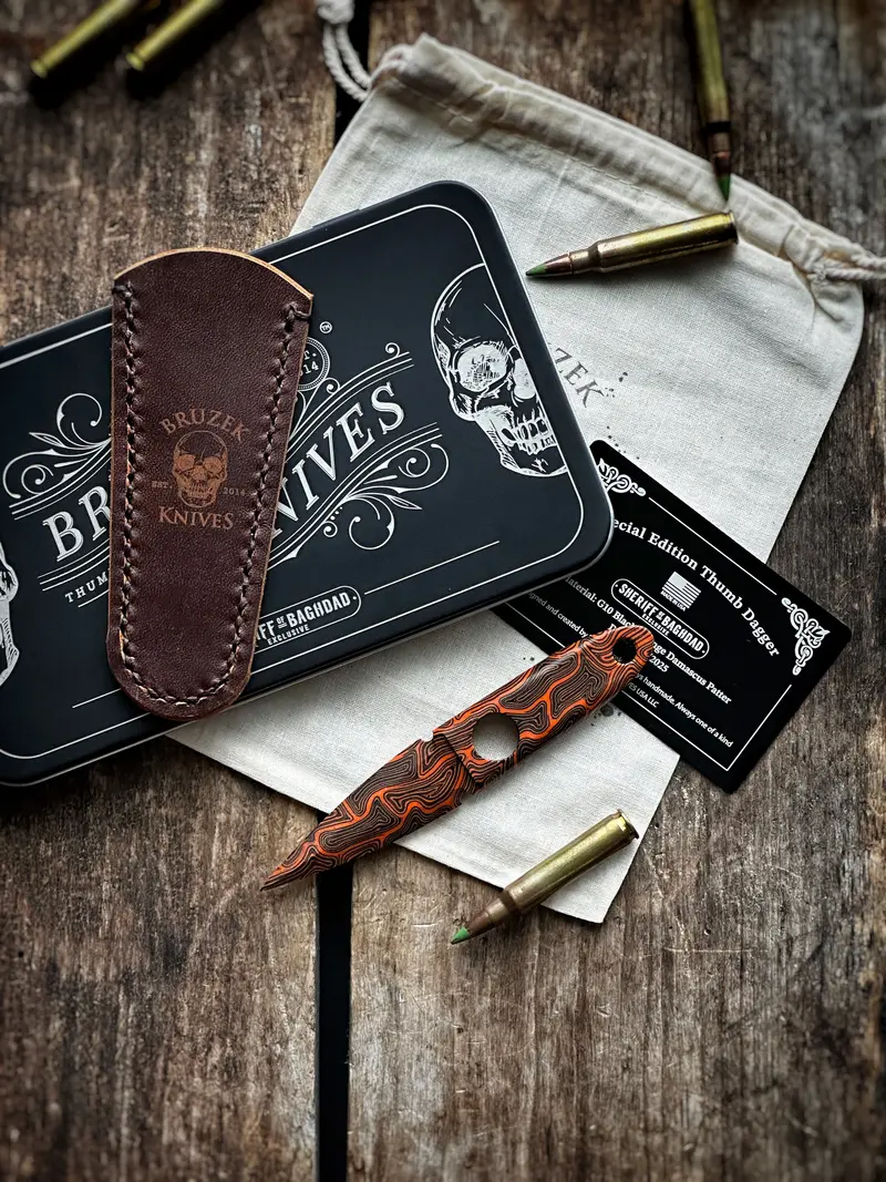 Sheriff Of Baghdad X Bruzek Collaborative Tactical Knife Collection 1