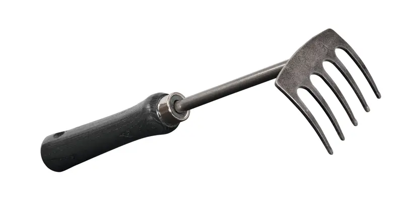 Shw Black Forest Hand Rake – Fine-Teeth Garden Raking Tool 1