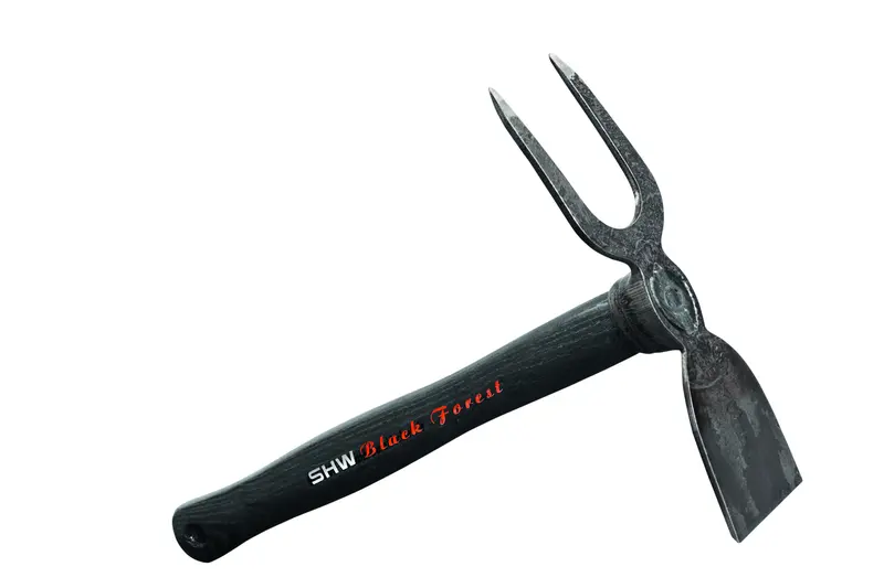 Shw Black Forest Two-Sided Hand Hoe – Flat & Point Blade Combo 1