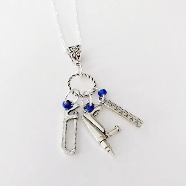 Skilled Trades Charm Necklace – "Girls With Tools" Edition 1