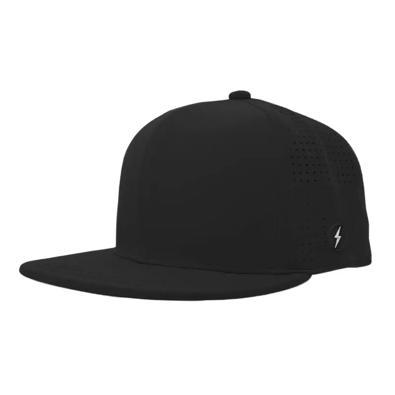 Smart Fit Black Performance Game Hat – Unbranded Design 1