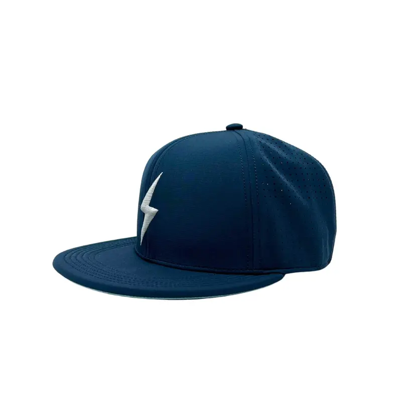 Smart Fit Navy Bolt Game Hat – Sporty Team Cap With Logo 1