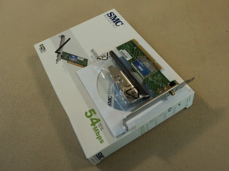 Smc Ez Connectg Wireless Pci Adapter (802.11G, 54 Mbps, Smcwpci-G2) – New In Box 1