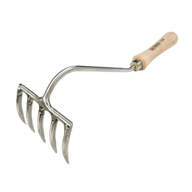 Sneeboer 5-Tine Hand Rake For Fine Soil Preparation 1