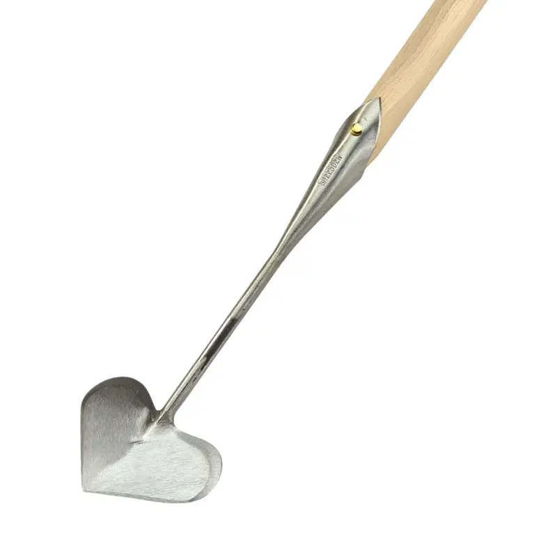 Sneeboer Heart-Shaped Long Hoe – Curved Blade For Efficient Cultivation 1