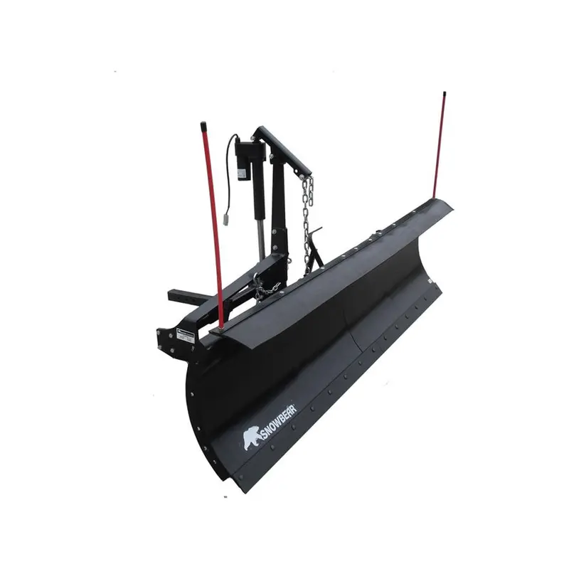 Snowbear Proshovel 324-172 84" X 22" Front-Mount Snow Plow With 2" Receiver And Electric Actuator Lift 1