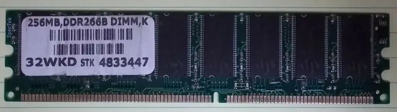 Spectek 32Wkd – 256Mb Ddr266B Dimm Memory Module – Legacy Desktop Ram – Used 1