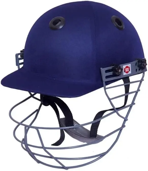 Ss Cricket Prince Helmet – Navy Blue, Ventilated Fit For Youth & Adults 1