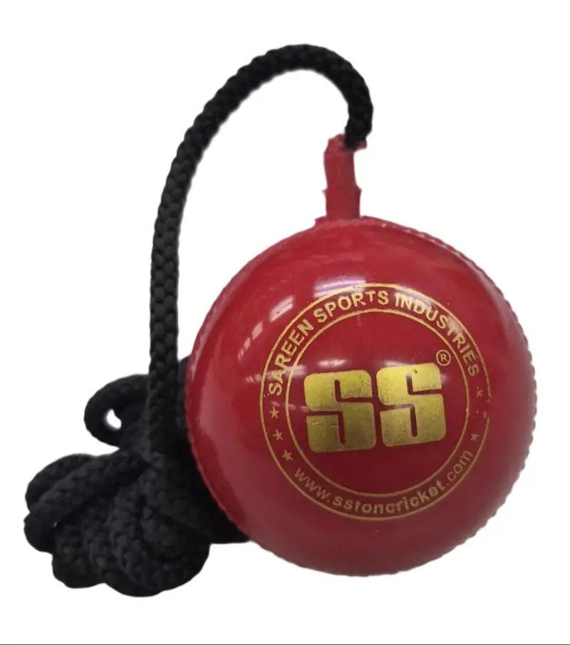 Ss Embossed-Seam Hanging Cricket Ball For Bat Knocking And Reaction Training 1