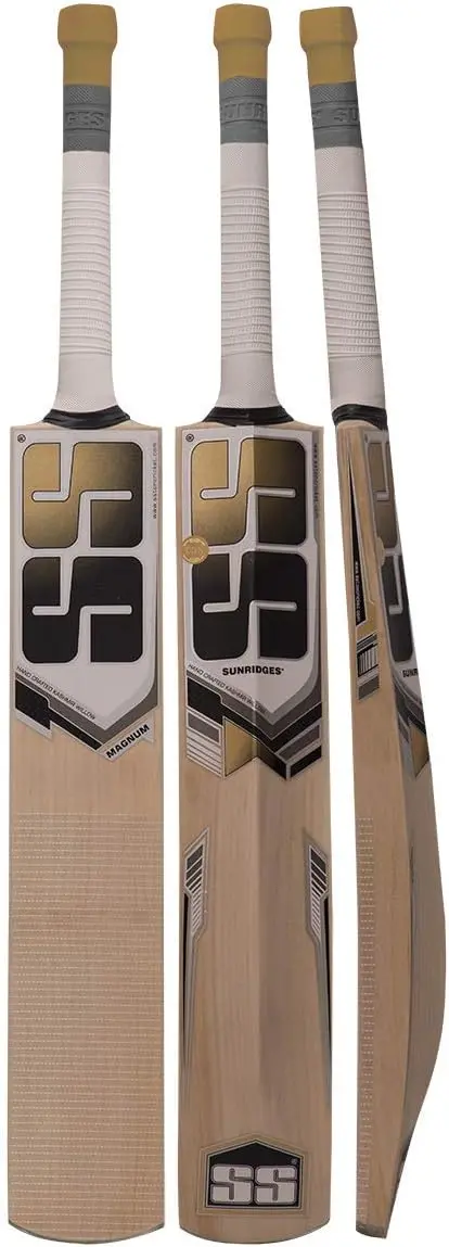 Ss Magnum Kashmir Willow Cricket Bat – Adult Short Handle With Protective Cover 1