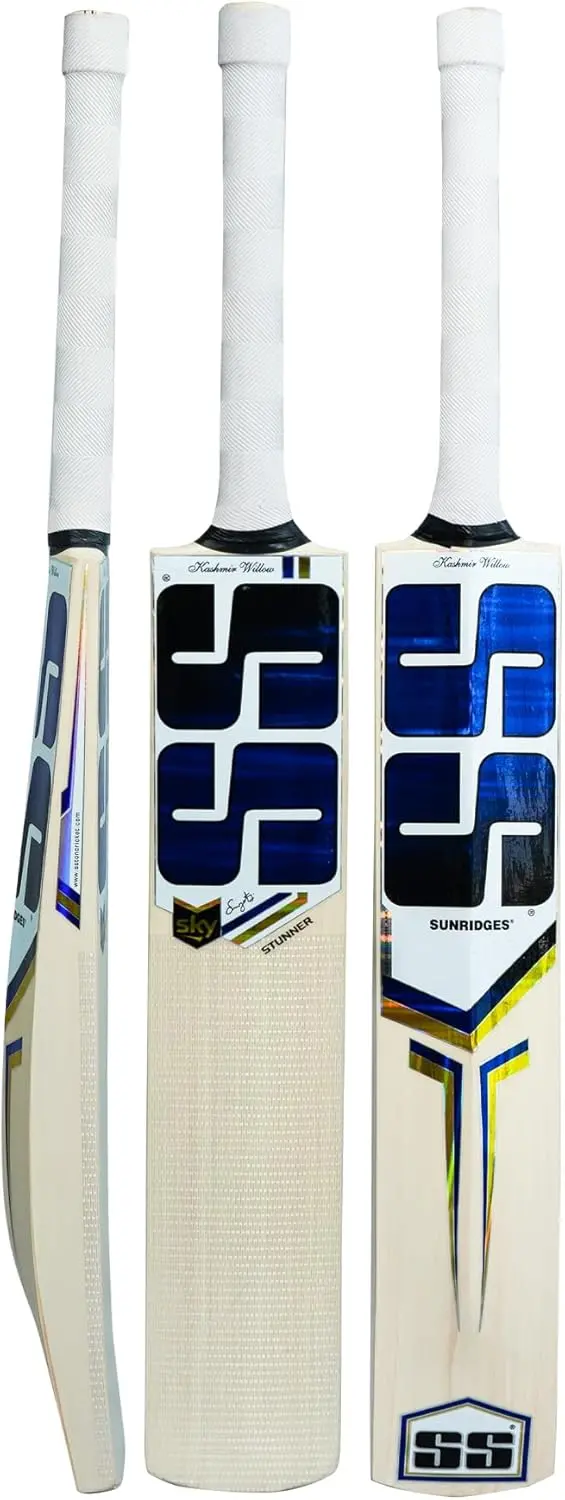Ss Sky Stunner Kashmir Willow Cricket Bat – Adult Short Handle Model With Carry Cover 1
