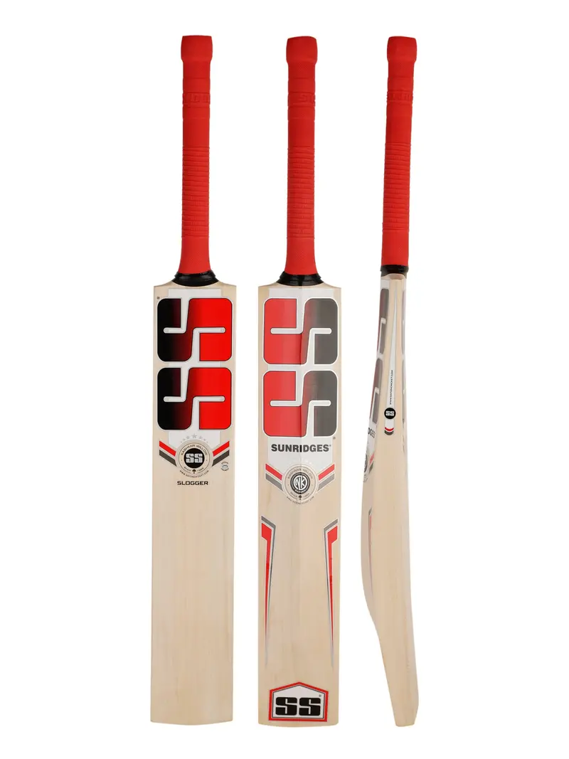 Ss Slogger Kashmir Willow Cricket Bat – Durable Performance Bat With Protective Cover 1
