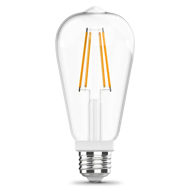 St19 Vintage Edison Led Bulb – Soft White 2700K, 100W Equivalent, Clear Glass, Non-Dimmable 1