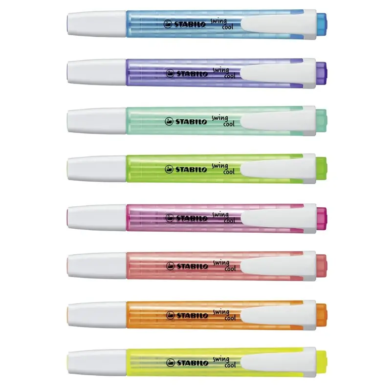 Stabilo Swing Cool Highlighters – 10-Piece Assortment For Study & Office Use 1