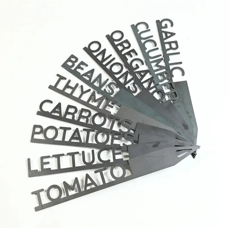 Stainless Steel Metal Plant Markers – Reusable Garden Labels 1