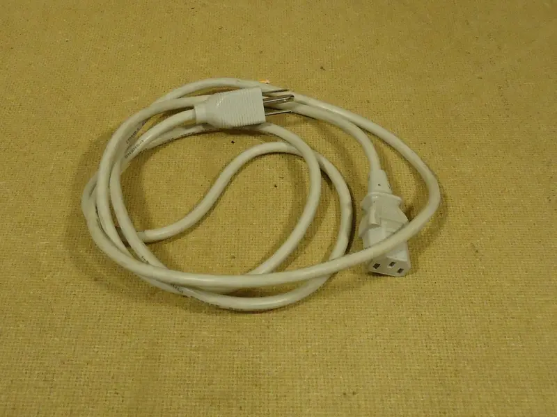 Standard 6-Foot Pc Power Cord – Gray Universal Ac Cable For Desktop Systems 1