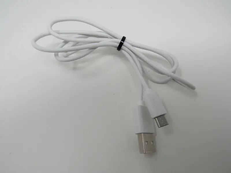 Standard Usb-A To Micro-Usb Cable – 36-Inch White Data & Charging Cord, High-Speed Transfer, Brand New 1