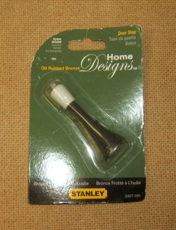 Stanley 5807-289 3-Inch Adjustable Door Stop – Oil-Rubbed Bronze Finish – Brand New 1
