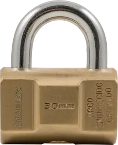 Stanley Barrel-Style Brass Padlock – Multiple Sizes (30–70Mm) 4