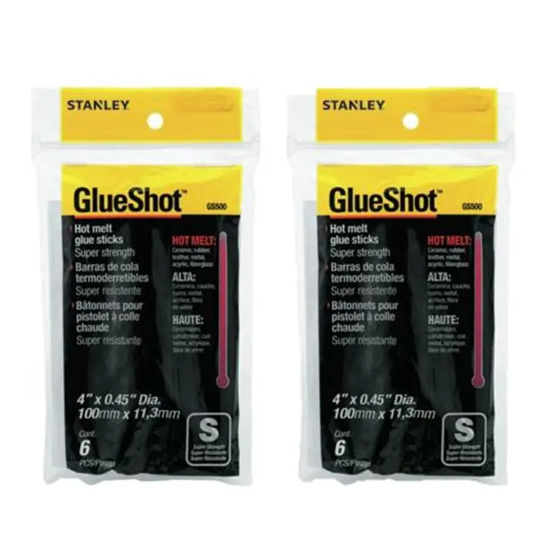 Stanley Hot Melt Glue Sticks – 6-Pack For Standard Glue Guns 1