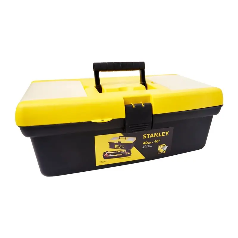 Stanley Stst73696-8 Tool Box – 16-Inch With Slide-In Organizer And Rugged Construction 1