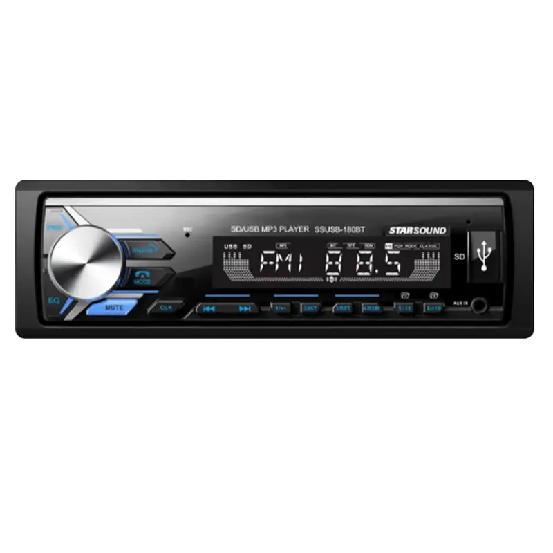 Starsound Ssusb-180Bt Single-Din Bluetooth Media Player 1