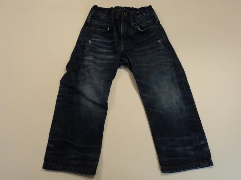Stonewash Blue Relaxed-Fit Denim Jeans For Boys Ages 2–3 – 100% Cotton, Pre-Owned 1