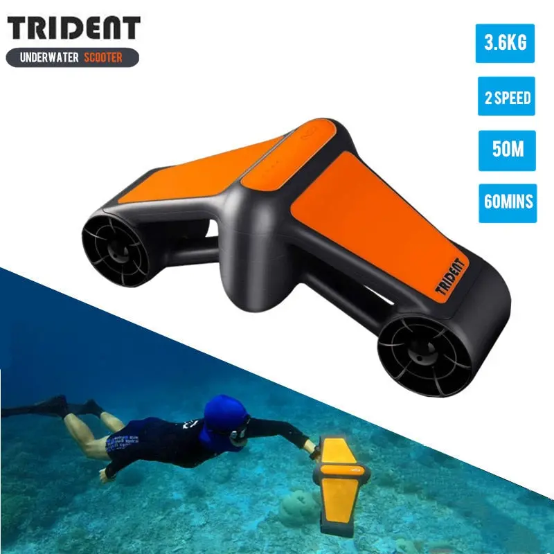 Submersible Dual-Speed Scooter – Compact Underwater Propulsion Device For Pools, Lakes & Ocean Use 1